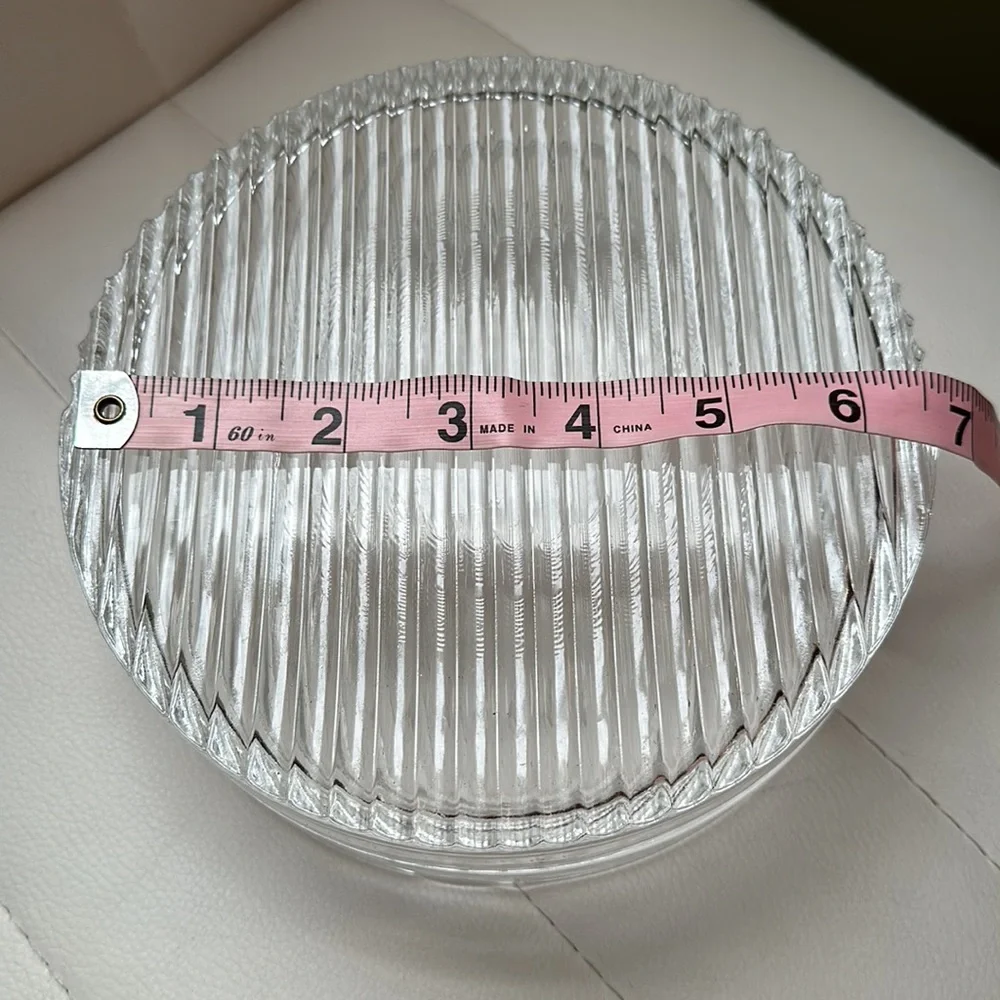 Beautiful IKEA round glass container